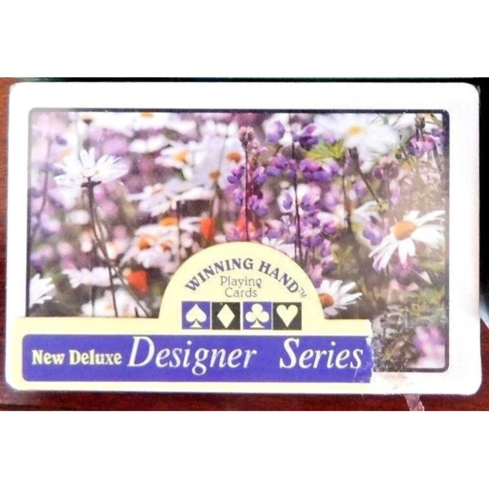 Floral Playing Cards Vintage Winning Hand Designer Series Sealed